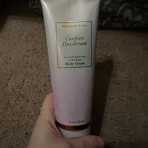 3/$30 NWT Bath And Body Works shea butter body cream in Confetti Daydream